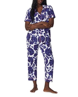 Stretch Jersey Cropped Pajama Set