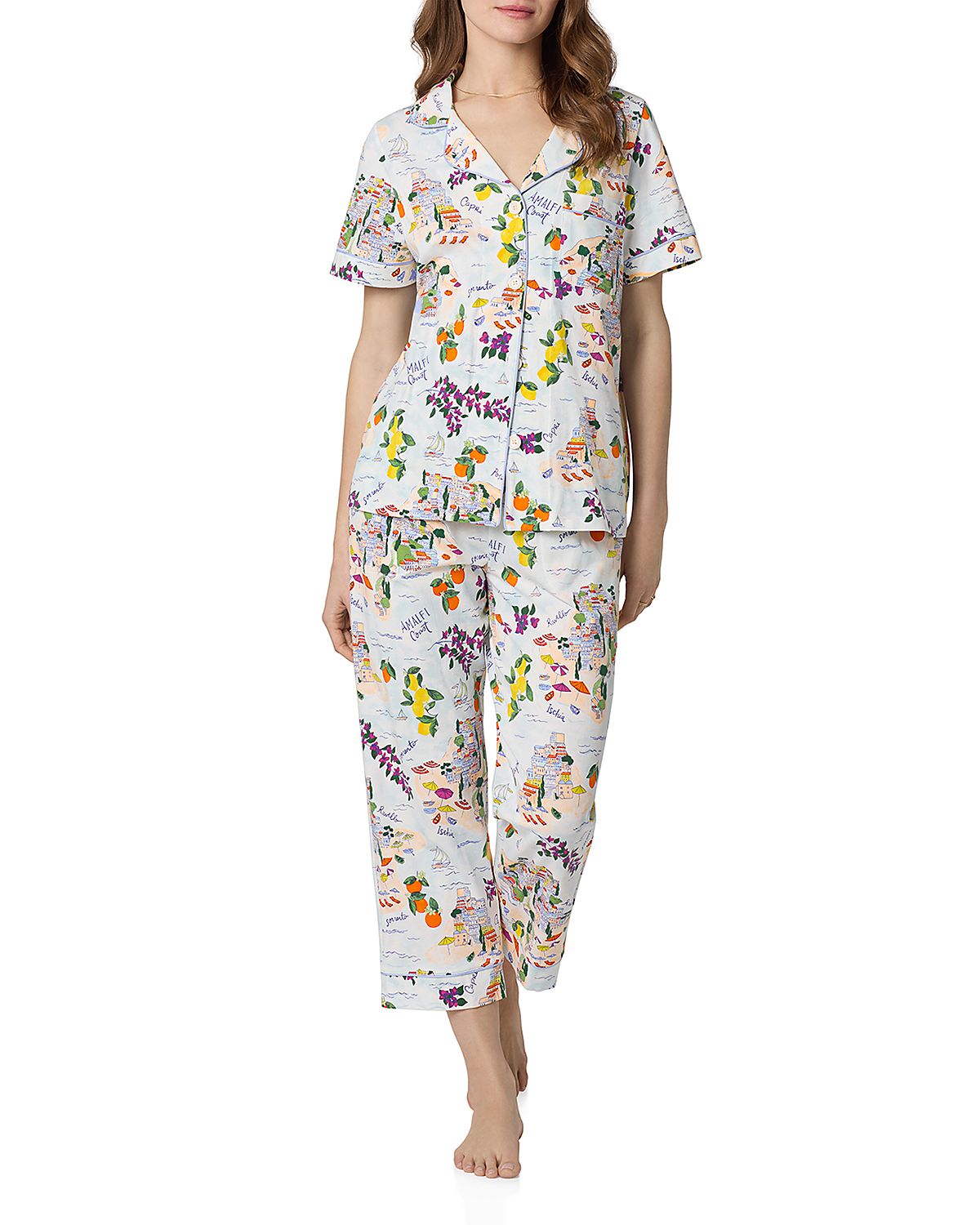 BedHead Pajamas Stretch Jersey Cropped Pajama Set