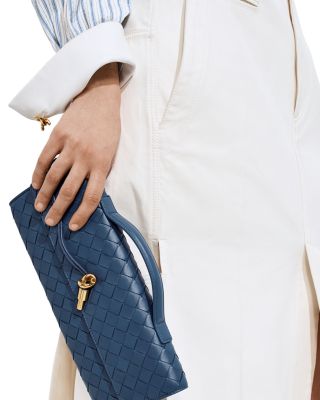 Andiamo Intrecciato Leather Clutch