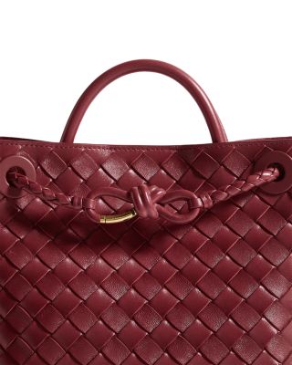 Small Andiamo Intrecciato Leather Shoulder Bag