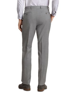 Winter Modern Fit Gray & White Stripe Suit Pants