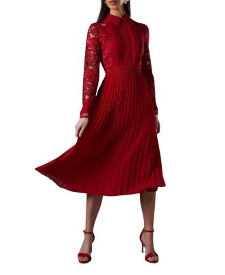 Long Sleeve Midi Shirt Dress