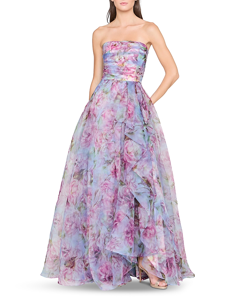 Theia Fahreta Strapless Gown