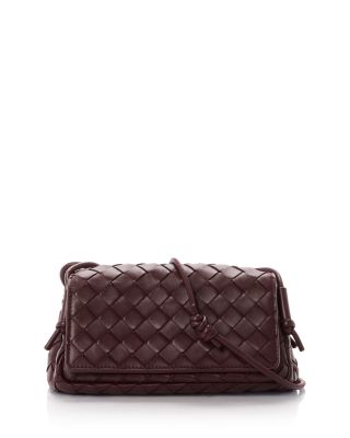 Notturno Intrecciato Leather Pouch