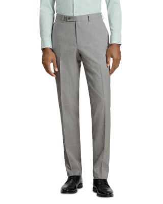 Modern Fit Plaid Suit Pants