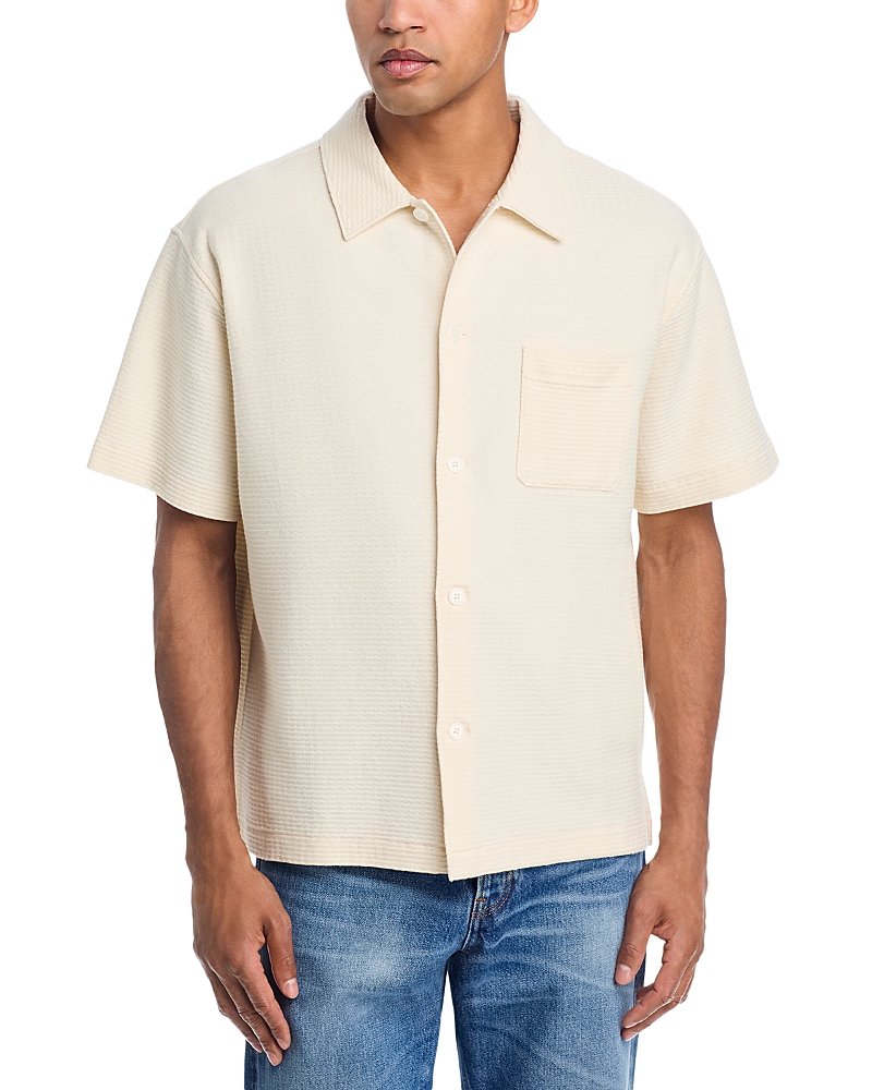 Frame Regular Fit Jacquard Shirt