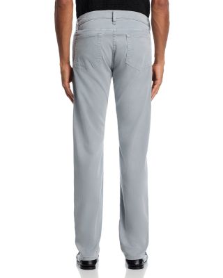 L'Homme Slim Fit Brushed Twill Pants in Sea Blue