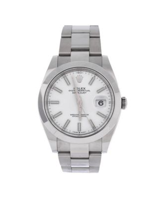  Oyster Perpetual Datejust Automatic Watch in Stainless Steel 41mm