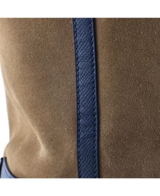 36 Maxibox Cabas Doblis Suede with Epsom