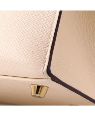Kelly 25 Handbag Light Epsom with Gold Hardware