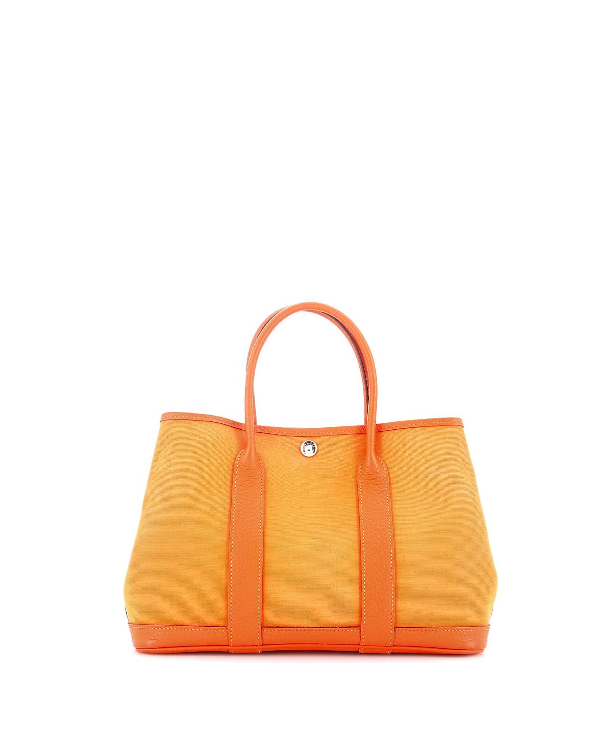 Pre-Owned HERMES 30 Garden Party Tote Toile and Leather
