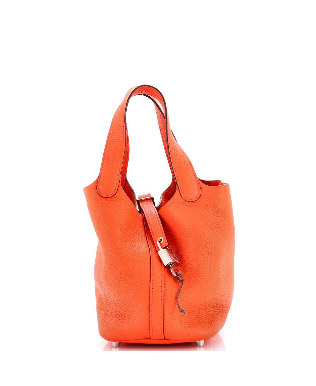 Pre-Owned HERMES Pm Picotin Lock Bag Clemence
