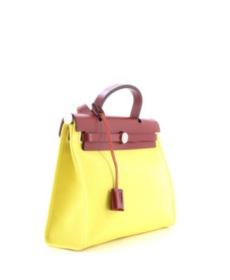 31 Herbag Zip Leather and Toile