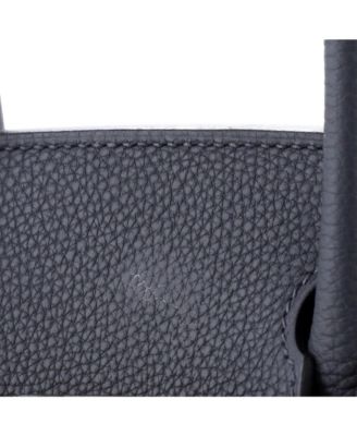 Birkin 30 Handbag Grey Togo with Permabrass Hardware