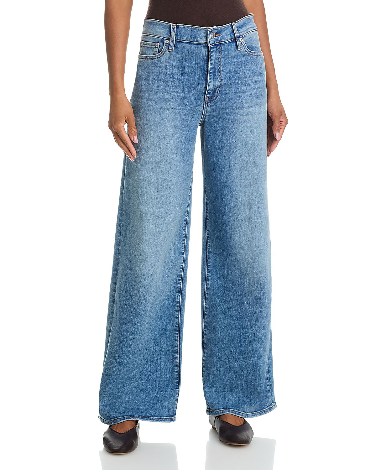Frame Le Slim Palazzo High Rise Wide Leg Jeans