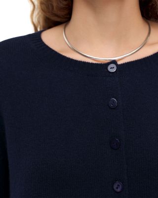 Clara Cashmere Crew Cardigan