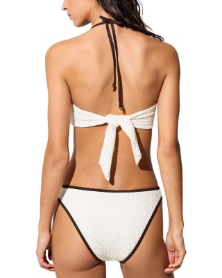 Johannah Tipped Bandeau Bikini Top