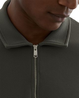 Forno Half Zip Textured Polo Shirt