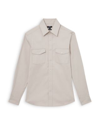 McRae Long Sleeve Twill Overshirt