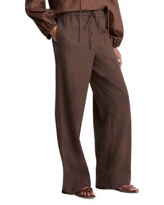 Drawstring Mid Rise Pants