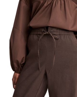 Drawstring Mid Rise Pants