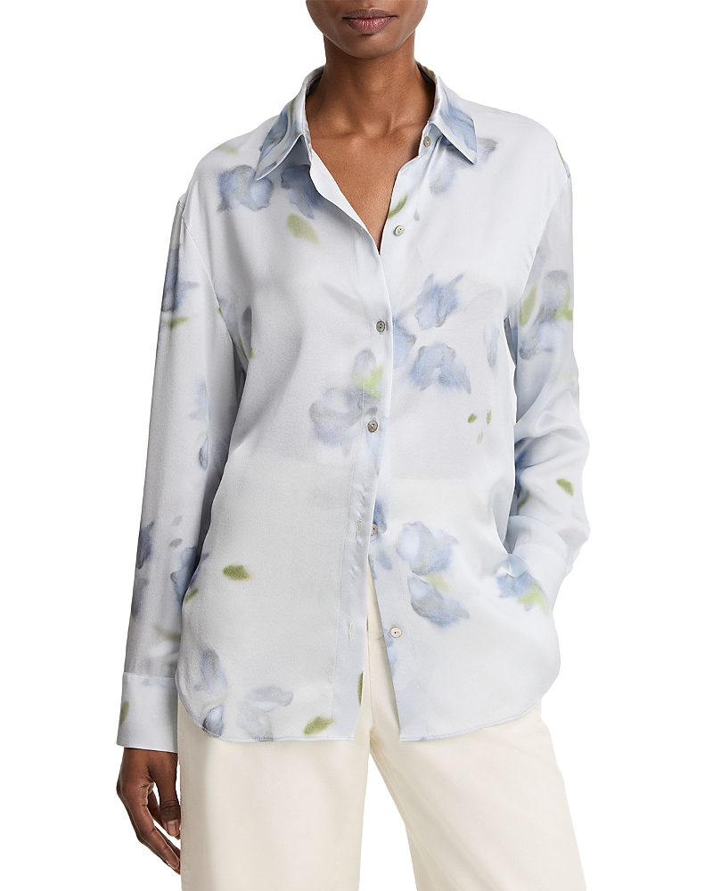 Vince Silk Floral Shirt