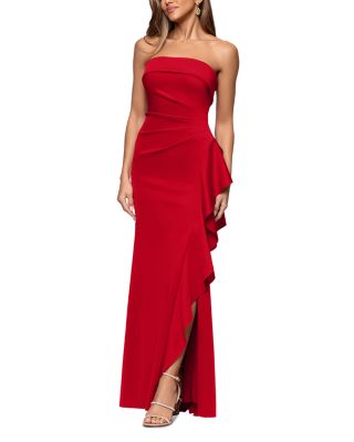 Scuba Strapless Gown - Exclusive