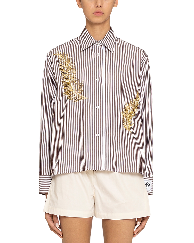 DES_PHEMMES Embroidered Shirt
