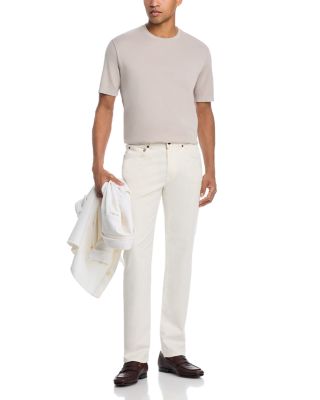 Double Layered Short Sleeve Knit Tee