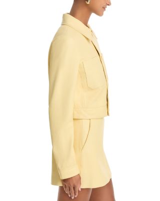 The Small Leather Jacket & The Leather Mini Skirt