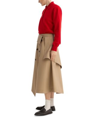 Deconstructed Trench Skirt