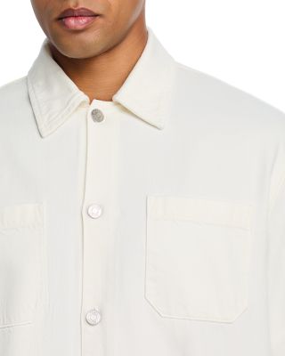 Regular Fit Linen Blend Shirt Jacket