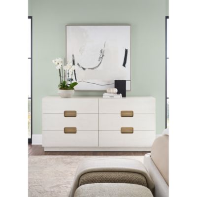 Splendor 6 Drawer Dresser, Sea Salt