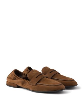  Women's Shuffle Nubuck Leather Loafers