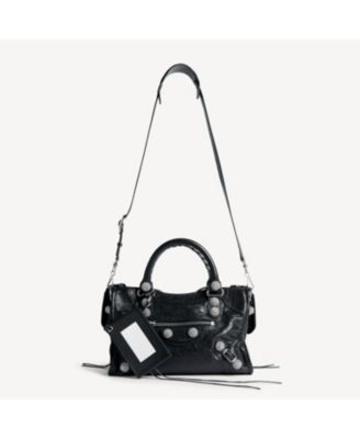 Le City Bag Small Giant Studs With Rhinestones