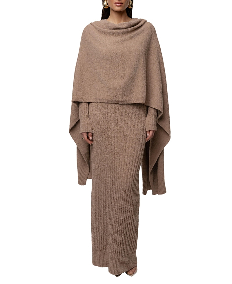 Jluxlabel First Class Ribbed Maxi Dress