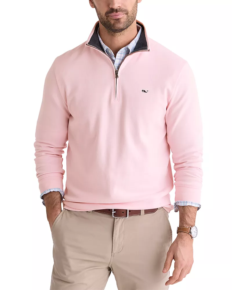 Vineyard Vines Saltwater Quarter-Zip Sweater