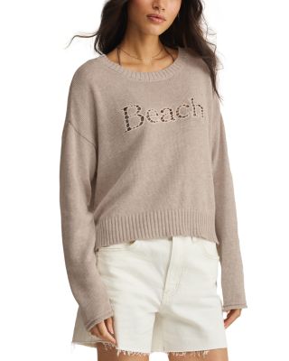 Beach Embroidered Sweater