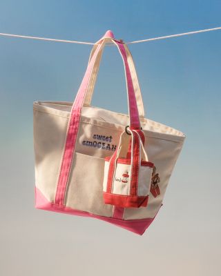 Surf Sweet Emoceans Large Canvas Tote Bag