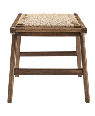 Saoirse 47" Wove Rope Wood Bench