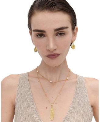  Lyra Pearl Beaded Necklace