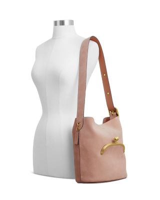 Bleecker Small Leather Bucket Bag