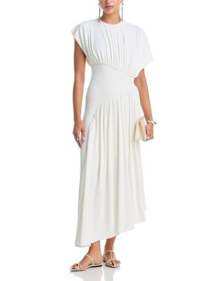 Long Dress with Ruched Details