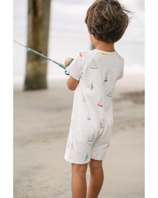 Unisex Short Sleeve Pocket Romper - Baby, Little Kid