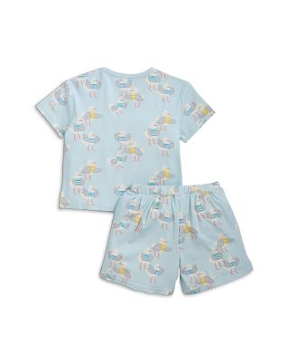 Unisex Gulls Just Wanna Have Fun RightFit™ Magnetic Pajama Set - Little Kid, Big Kid