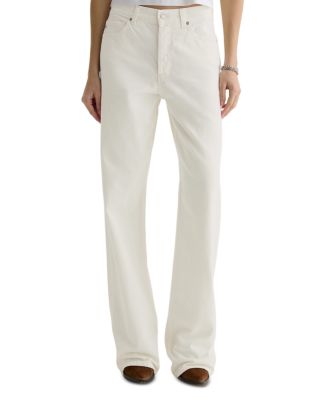 Billie High Rise Straight Jeans in Powder