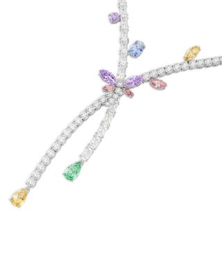 Ariana Grande x Swarovski Cubic Zirconia Dragonfly Lariat Necklace, 14.87-17.75"