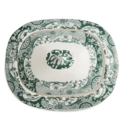 Heritage Green Italian Covered Sugar Bowl