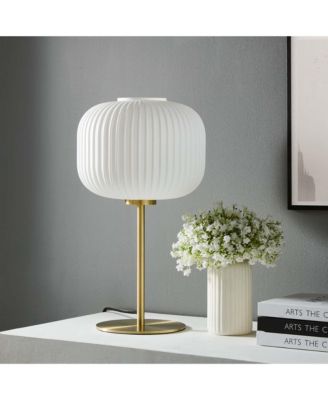 Reprise Glass Sphere Glass and Metal Table Lamp