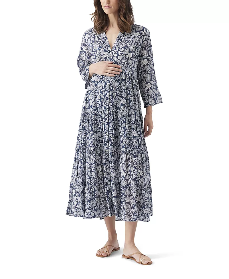 Ripe Maternity Ezra Tiered Dress